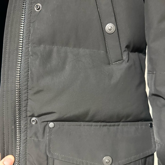 MOOSE KNUCKLES-Black Parka - Picture 11 of 14